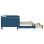 Sofá cama nido con cajones terciopelo azul 100x200 cm de vidaXL, Camas y somieres - Ref: Foro24-3197117, Precio: 298,00 €, De...