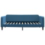 Sofá cama nido con cajones terciopelo azul 100x200 cm de vidaXL, Camas y somieres - Ref: Foro24-3197117, Precio: 298,00 €, De...