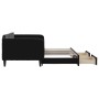 Trundle sofa bed with drawers black velvet 90x190 cm by vidaXL, Beds and slatted bases - Ref: Foro24-3197126, Price: 282,21 €...