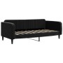 Trundle sofa bed with drawers black velvet 90x190 cm by vidaXL, Beds and slatted bases - Ref: Foro24-3197126, Price: 282,21 €...
