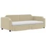 Ausziehbares Schlafsofa mit Schubladen, cremefarbener Stoff, 100 x 200 cm von vidaXL, Betten und Lattenroste - Ref: Foro24-31...