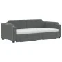 Trundle sofa bed with drawers dark gray fabric 90x200 cm by vidaXL, Beds and slatted bases - Ref: Foro24-3197689, Price: 489,...