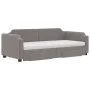 Trundle sofa bed with drawers taupe gray fabric 90x200 cm by vidaXL, Beds and slatted bases - Ref: Foro24-3197691, Price: 486...