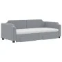 Sofá cama nido con cajones tela gris claro 100x200 cm de vidaXL, Camas y somieres - Ref: Foro24-3197693, Precio: 479,35 €, De...