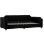 Trundle sofa bed with drawers black fabric 90x200 cm by vidaXL, Beds and slatted bases - Ref: Foro24-3197690, Price: 488,43 €...