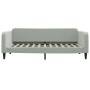 Light gray velvet trundle sofa bed 100x200 cm by vidaXL, Beds and slatted bases - Ref: Foro24-3197070, Price: 263,97 €, Disco...