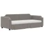Trundle sofa bed with drawers taupe gray fabric 100x200 cm by vidaXL, Beds and slatted bases - Ref: Foro24-3197696, Price: 47...