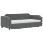 Sofá cama nido con cajones tela gris oscuro 80x200 cm de vidaXL, Camas y somieres - Ref: Foro24-3197684, Precio: 460,19 €, De...