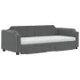 Trundle sofa bed with drawers dark gray fabric 80x200 cm by vidaXL, Beds and slatted bases - Ref: Foro24-3197684, Price: 460,...