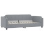 Sofá cama nido con cajones tela gris claro 90x200 cm de vidaXL, Camas y somieres - Ref: Foro24-3197688, Precio: 488,27 €, Des...