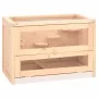 Hamsterkäfig aus massivem Tannenholz 60x35,5x42 cm von vidaXL, Käfige und Lebensräume für Kleintiere - Ref: Foro24-172378, Pr...