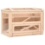 Hamster cage solid fir wood 80x40x43 cm by vidaXL, Cages and habitats for small animals - Ref: Foro24-172379, Price: 86,90 €,...