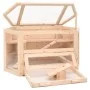 Hamster cage solid fir wood 80x40x43 cm by vidaXL, Cages and habitats for small animals - Ref: Foro24-172379, Price: 86,90 €,...