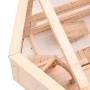 Jaula para hámster madera maciza abeto 80x40x43 cm