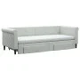 Trundle sofa bed with drawers light gray velvet 80x200 cm by vidaXL, Beds and slatted bases - Ref: Foro24-3197836, Price: 457...