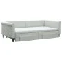 Sofá cama nido con cajones terciopelo gris claro 100x200 cm de vidaXL, Camas y somieres - Ref: Foro24-3197850, Precio: 472,47...