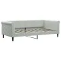 Trundle sofa bed with drawers light gray velvet 90x190 cm by vidaXL, Beds and slatted bases - Ref: Foro24-3197856, Price: 446...