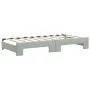 Trundle sofa bed with drawers light gray velvet 90x190 cm by vidaXL, Beds and slatted bases - Ref: Foro24-3197856, Price: 446...
