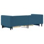 Trundle sofa bed with drawers blue velvet 80x200 cm by vidaXL, Beds and slatted bases - Ref: Foro24-3196731, Price: 287,51 €,...
