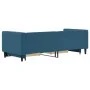 Trundle sofa bed with drawers blue velvet 80x200 cm by vidaXL, Beds and slatted bases - Ref: Foro24-3196731, Price: 308,25 €,...