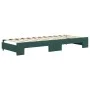 Trundle sofa bed with drawers dark green velvet 80x200 cm by vidaXL, Beds and slatted bases - Ref: Foro24-3196734, Price: 282...