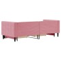Trundle sofa bed with pink velvet drawers 80x200 cm by vidaXL, Beds and slatted bases - Ref: Foro24-3196735, Price: 302,67 €,...