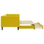 Trundle sofa bed with drawers yellow velvet 80x200 cm by vidaXL, Beds and slatted bases - Ref: Foro24-3196737, Price: 274,75 ...