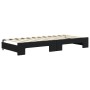 Trundle sofa bed with drawers black velvet 90x200 cm by vidaXL, Beds and slatted bases - Ref: Foro24-3196743, Price: 280,82 €...