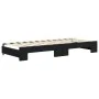 Trundle sofa bed with drawers black velvet 90x200 cm by vidaXL, Beds and slatted bases - Ref: Foro24-3196743, Price: 294,83 €...