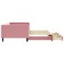 Ausziehbares Schlafsofa mit rosa Samtschubladen 100x200 cm von vidaXL, Betten und Lattenroste - Ref: Foro24-3196749, Preis: 3...