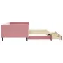 Ausziehbares Schlafsofa mit rosa Samtschubladen 100x200 cm von vidaXL, Betten und Lattenroste - Ref: Foro24-3196749, Preis: 3...