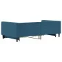 Sofá cama nido con cajones terciopelo azul 100x200 cm de vidaXL, Camas y somieres - Ref: Foro24-3196745, Precio: 299,40 €, De...