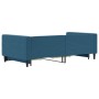 Sofá cama nido con cajones terciopelo azul 100x200 cm de vidaXL, Camas y somieres - Ref: Foro24-3196745, Precio: 310,92 €, De...