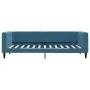 Sofá cama nido con cajones terciopelo azul 100x200 cm de vidaXL, Camas y somieres - Ref: Foro24-3196745, Precio: 299,40 €, De...