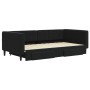 Trundle sofa bed with drawers black velvet 100x200 cm by vidaXL, Beds and slatted bases - Ref: Foro24-3196750, Price: 311,43 ...