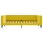 Trundle sofa bed with drawers yellow velvet 100x200 cm by vidaXL, Beds and slatted bases - Ref: Foro24-3196751, Price: 294,19...