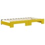 Trundle sofa bed with drawers yellow velvet 100x200 cm by vidaXL, Beds and slatted bases - Ref: Foro24-3196751, Price: 294,19...