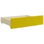 Trundle sofa bed with drawers yellow velvet 100x200 cm by vidaXL, Beds and slatted bases - Ref: Foro24-3196751, Price: 289,95...