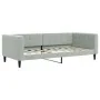 Trundle sofa bed with drawers light gray velvet 90x190 cm by vidaXL, Beds and slatted bases - Ref: Foro24-3196752, Price: 284...