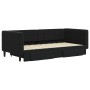 Trundle sofa bed with drawers black velvet 90x190 cm by vidaXL, Beds and slatted bases - Ref: Foro24-3196754, Price: 298,64 €...