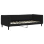 Trundle sofa bed with drawers black velvet 90x190 cm by vidaXL, Beds and slatted bases - Ref: Foro24-3196754, Price: 298,64 €...