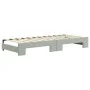 Trundle sofa bed with drawers light gray velvet 80x200 cm by vidaXL, Beds and slatted bases - Ref: Foro24-3196970, Price: 302...