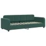 Sofá cama nido con cajones terciopelo verde oscuro 80x200 cm de vidaXL, Camas y somieres - Ref: Foro24-3196972, Precio: 287,8...