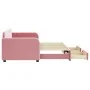 Trundle sofa bed with pink velvet drawers 80x200 cm by vidaXL, Beds and slatted bases - Ref: Foro24-3196973, Price: 286,62 €,...