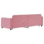 Trundle sofa bed with pink velvet drawers 80x200 cm by vidaXL, Beds and slatted bases - Ref: Foro24-3196973, Price: 286,62 €,...