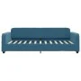 Trundle sofa bed with drawers blue velvet 90x200 cm by vidaXL, Beds and slatted bases - Ref: Foro24-3196976, Price: 313,50 €,...