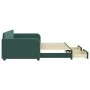 Trundle sofa bed with drawers dark green velvet 90x200 cm by vidaXL, Beds and slatted bases - Ref: Foro24-3196979, Price: 307...