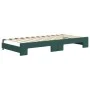 Trundle sofa bed with drawers dark green velvet 90x200 cm by vidaXL, Beds and slatted bases - Ref: Foro24-3196979, Price: 307...