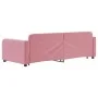 Trundle sofa bed with pink velvet drawers 90x200 cm by vidaXL, Beds and slatted bases - Ref: Foro24-3196980, Price: 364,43 €,...