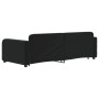 Sofá cama nido con cajones terciopelo negro 90x200 cm de vidaXL, Camas y somieres - Ref: Foro24-3196981, Precio: 300,26 €, De...